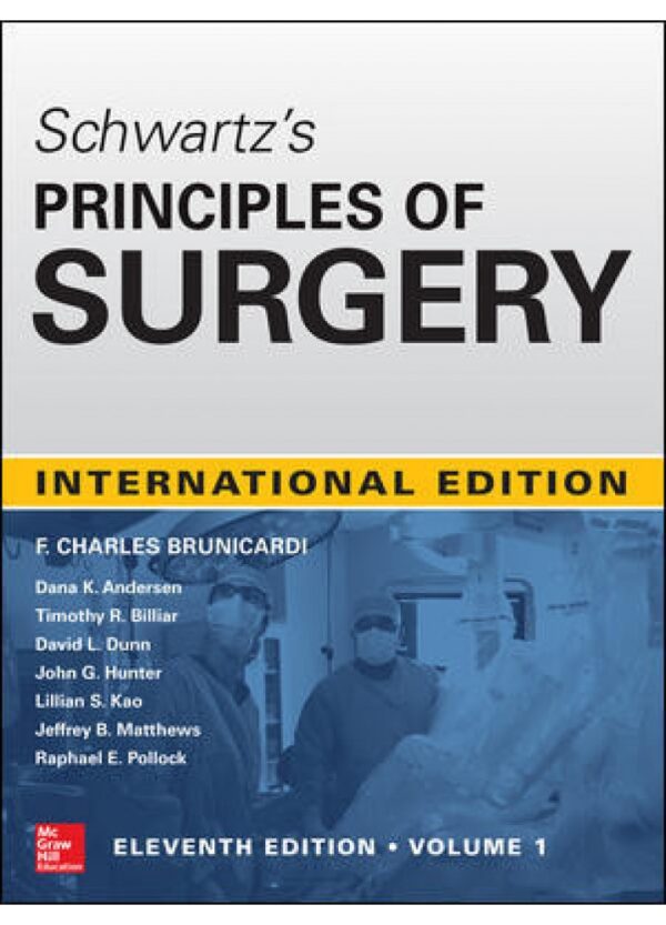 Schwartz's Principles Of Surgery 11th Edition, 2 Vols. Set, International Edition