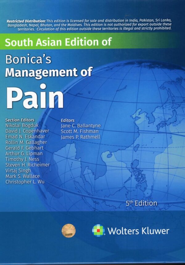 Bonicas Management of Pain 5th South Asia Edition, 2024