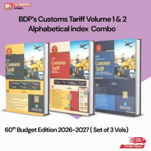 BDP’s Customs Tariff with IGST and Foreign Trade Policy (set of 3 Vols) 60th Edition 2026 - 2027