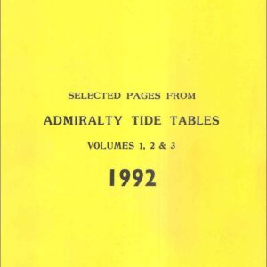 Selected Pages From Admiralty Tide Tables Volumes 1, 2 & 3 - 1992